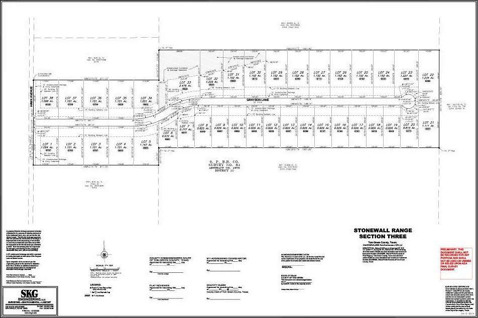 0.826 Acres of Residential Land for Sale in San Angelo, Texas