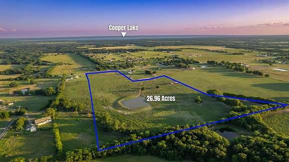 26.96 Acres of Agricultural Land for Sale in Cooper, Texas