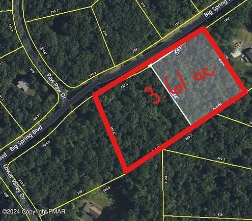 3.61 Acres of Residential Land for Sale in Kunkletown, Pennsylvania