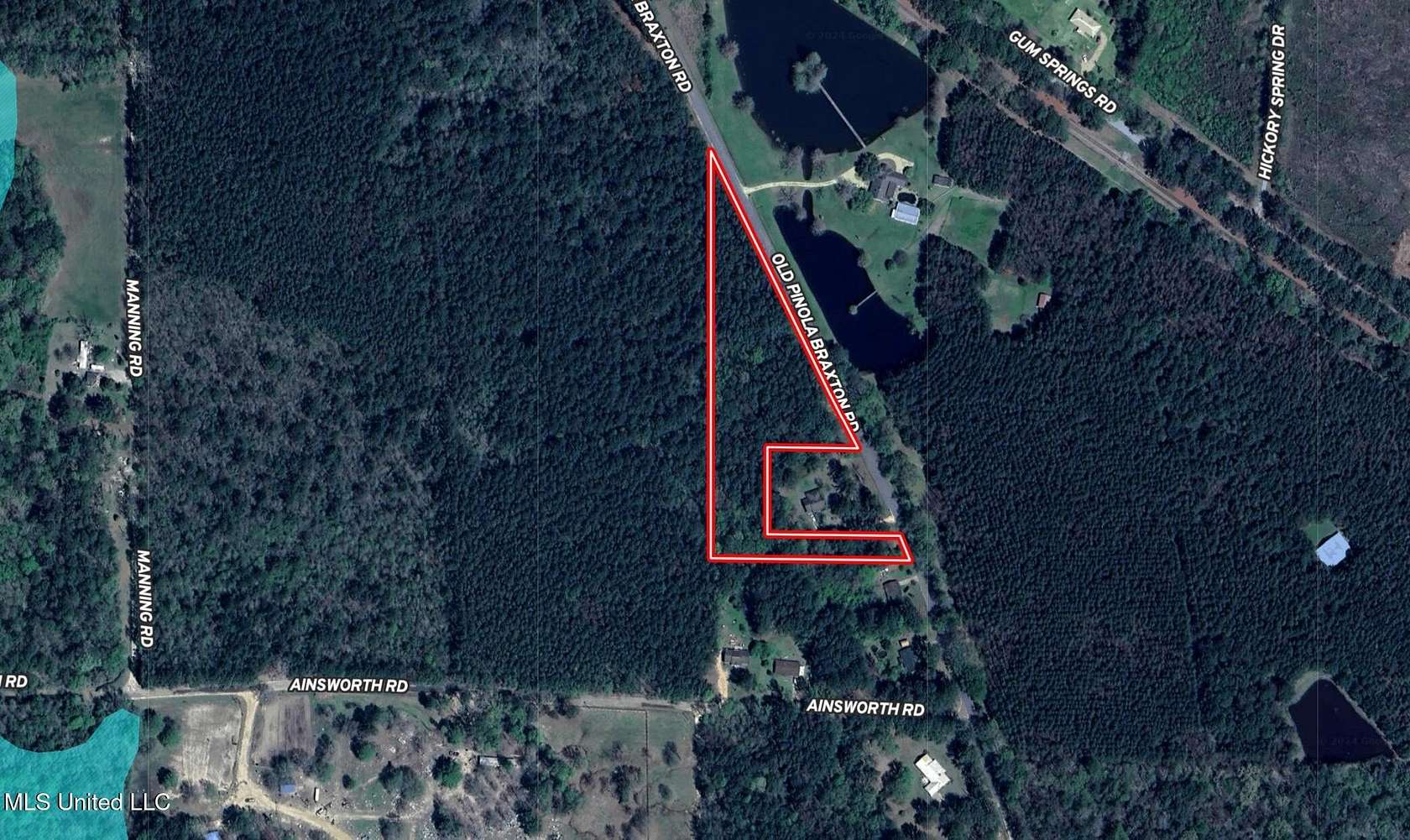 4 Acres of Residential Land for Sale in Braxton, Mississippi