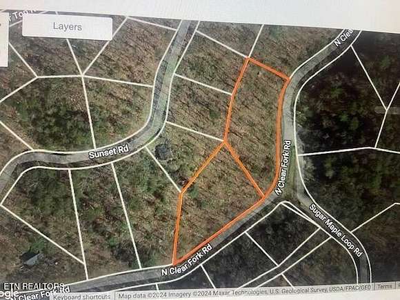 2.1 Acres of Residential Land for Sale in Sevierville, Tennessee