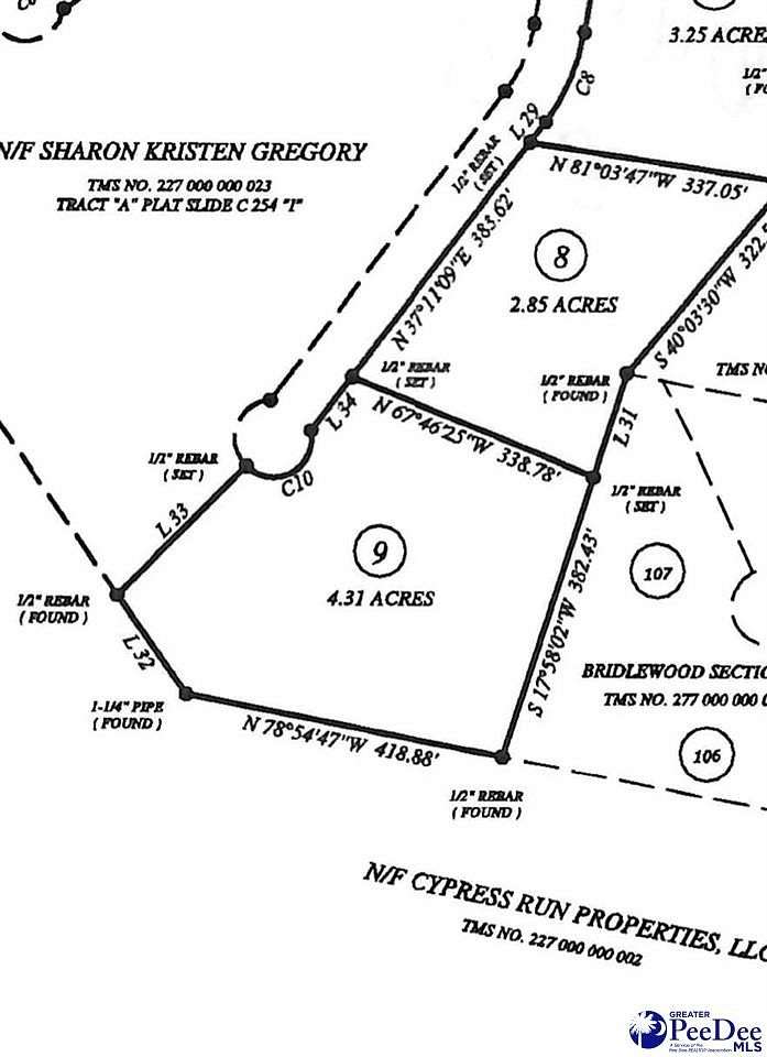 4.31 Acres of Residential Land for Sale in Cheraw, South Carolina