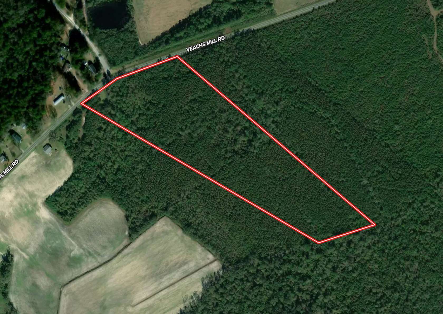 18.97 Acres of Recreational Land for Sale in Warsaw, North Carolina