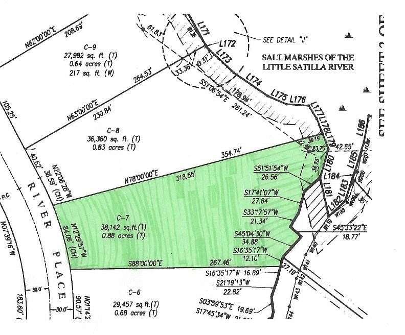 0.88 Acres of Residential Land for Sale in Waverly, Georgia