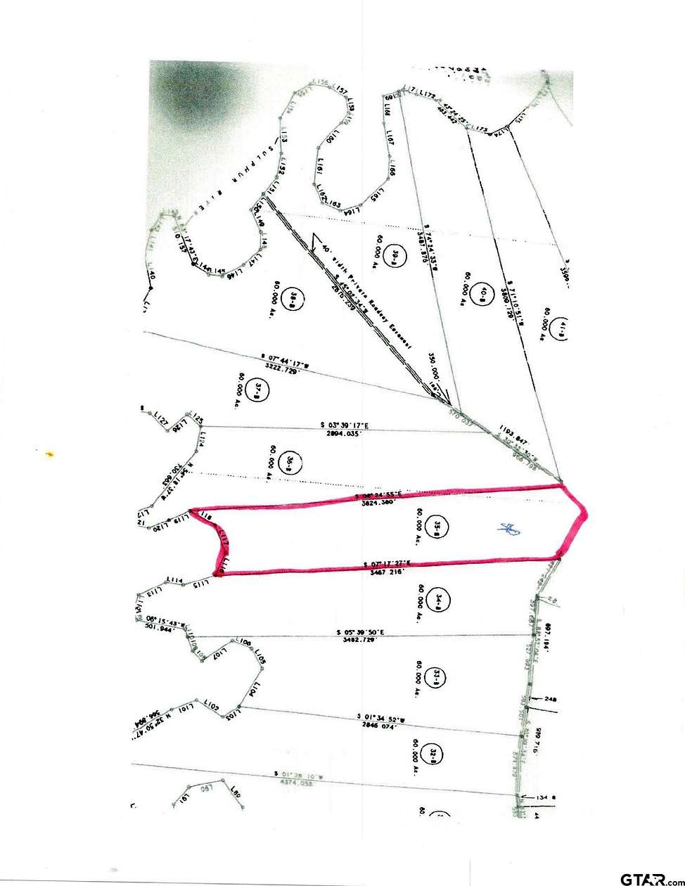 65.356 Acres of Recreational Land for Sale in Avery, Texas