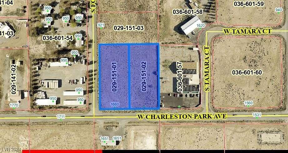 2.26 Acres of Commercial Land for Sale in Pahrump, Nevada