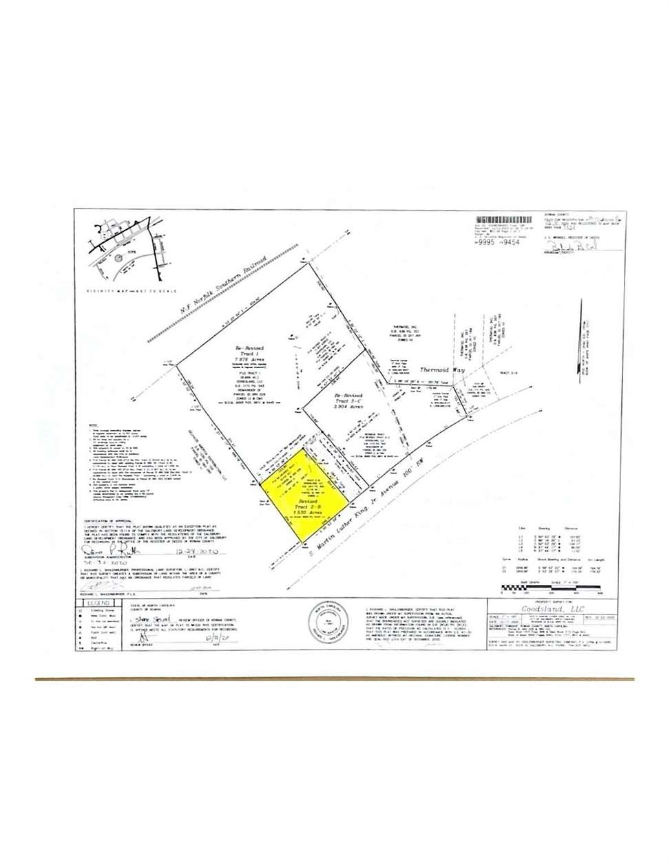 1.53 Acres of Commercial Land for Sale in Salisbury, North Carolina