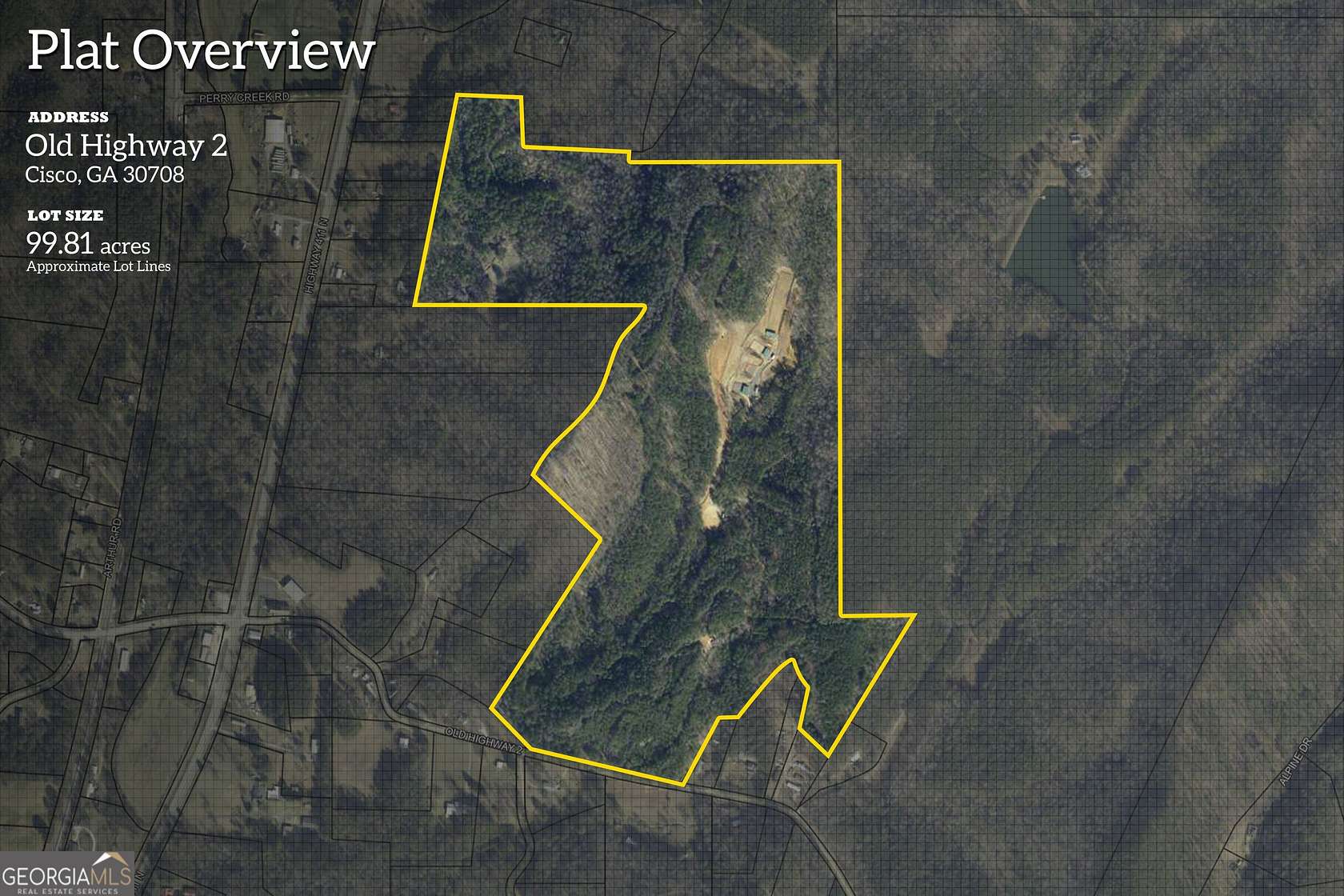 98.81 Acres of Improved Land for Sale in Cisco, Georgia