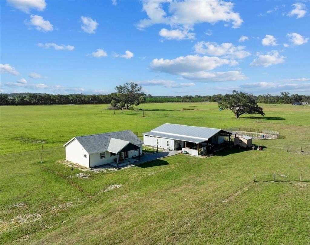 20.2 Acres of Agricultural Land with Home for Sale in Chiefland, Florida