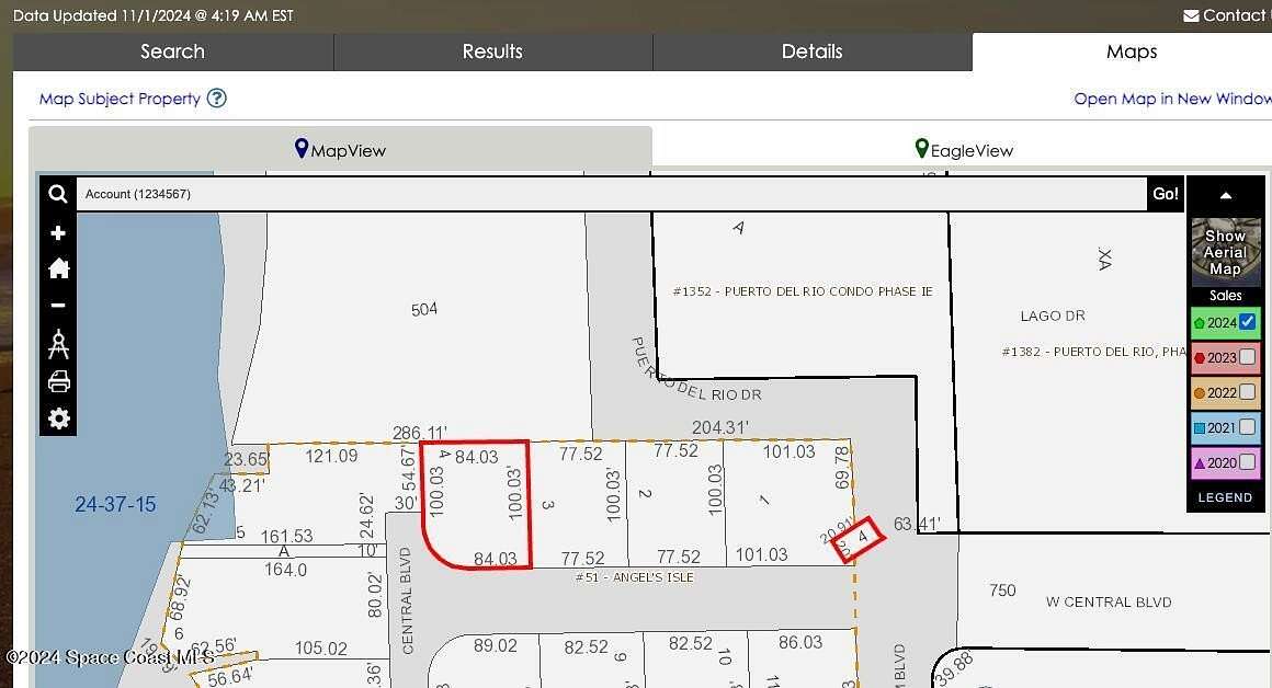 0.19 Acres of Residential Land for Sale in Cape Canaveral, Florida