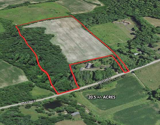 20.5 Acres of Recreational Land for Sale in Andrews, Indiana