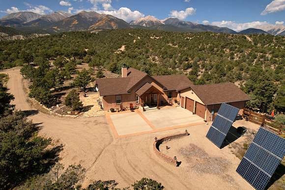 35.64 Acres of Land with Home for Sale in Salida, Colorado