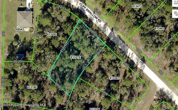 0.47 Acres of Residential Land for Sale in Weeki Wachee, Florida