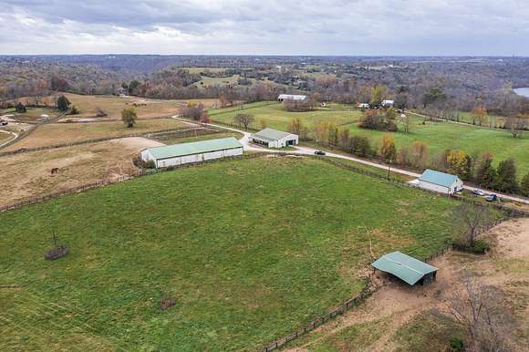 54 Acres of Agricultural Land with Home for Sale in Versailles, Kentucky