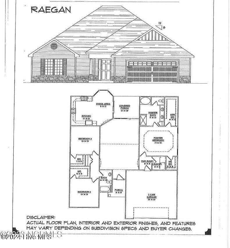 5 Acres of Residential Land with Home for Sale in Pikeville, North Carolina