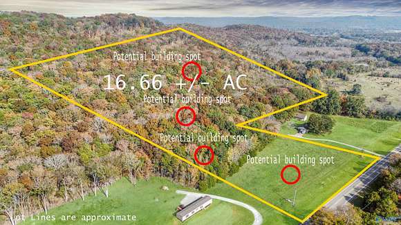 16.5 Acres of Land for Sale in Somerville, Alabama