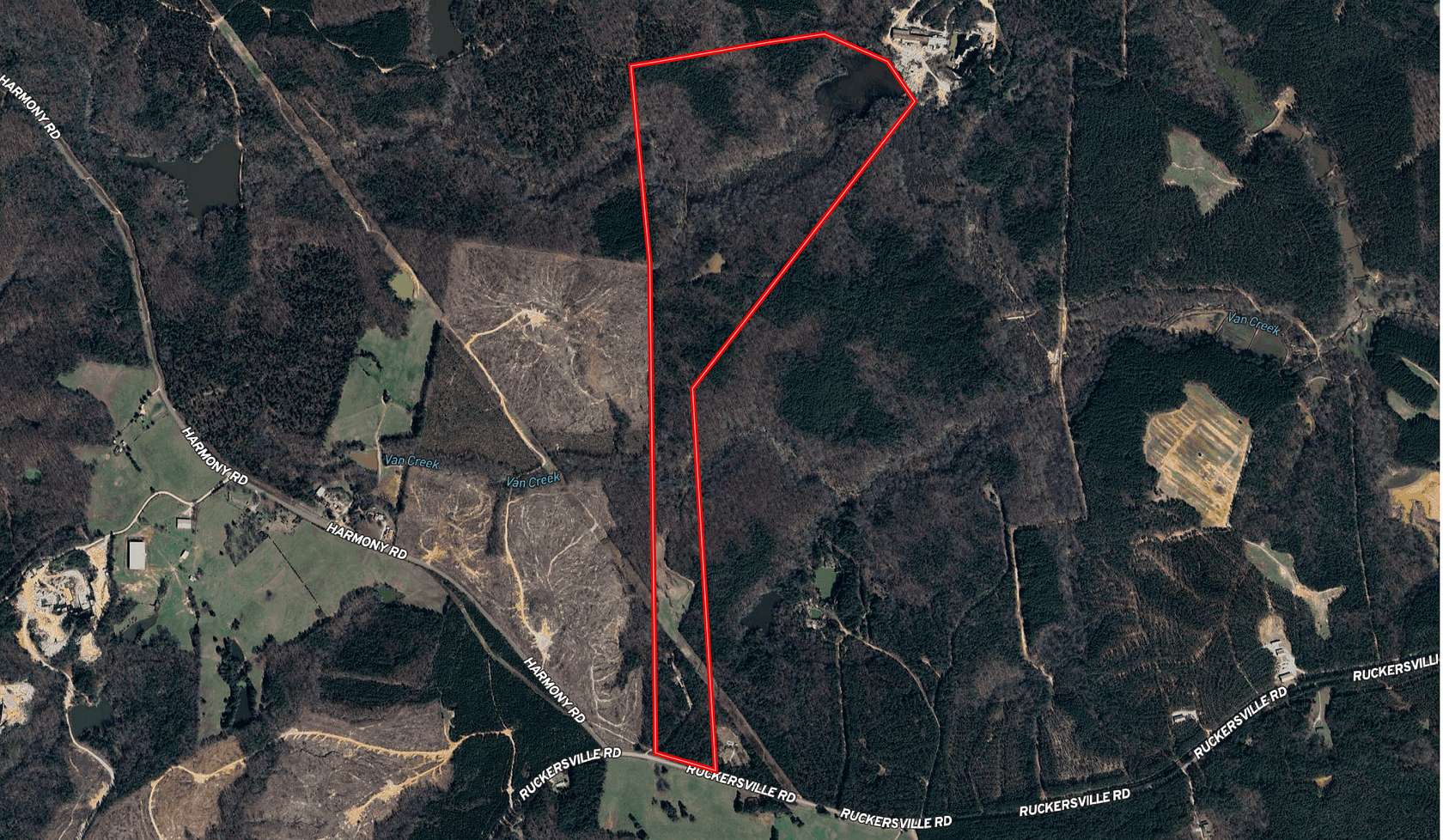 153 Acres of Recreational Land for Sale in Elberton, Georgia