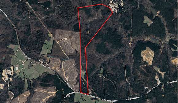 153 Acres of Recreational Land for Sale in Elberton, Georgia