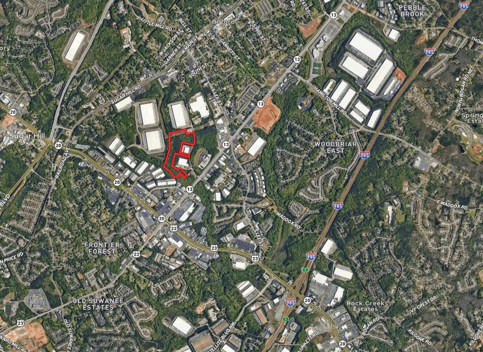 28.3 Acres of Commercial Land for Sale in Buford, Georgia