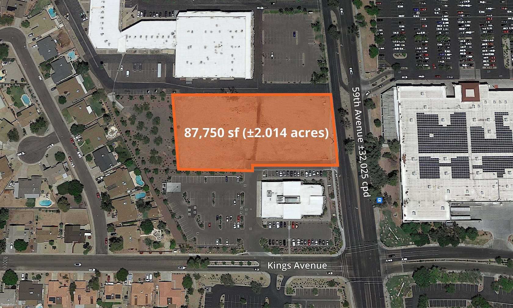 2.014 Acres of Land for Sale in Glendale, Arizona