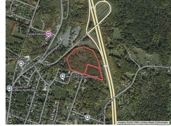 13.02 Acres of Mixed-Use Land for Sale in Liberty, New York