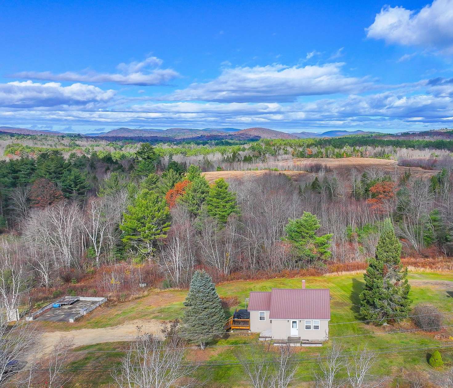 2 Acres of Residential Land with Home for Sale in Buckfield, Maine