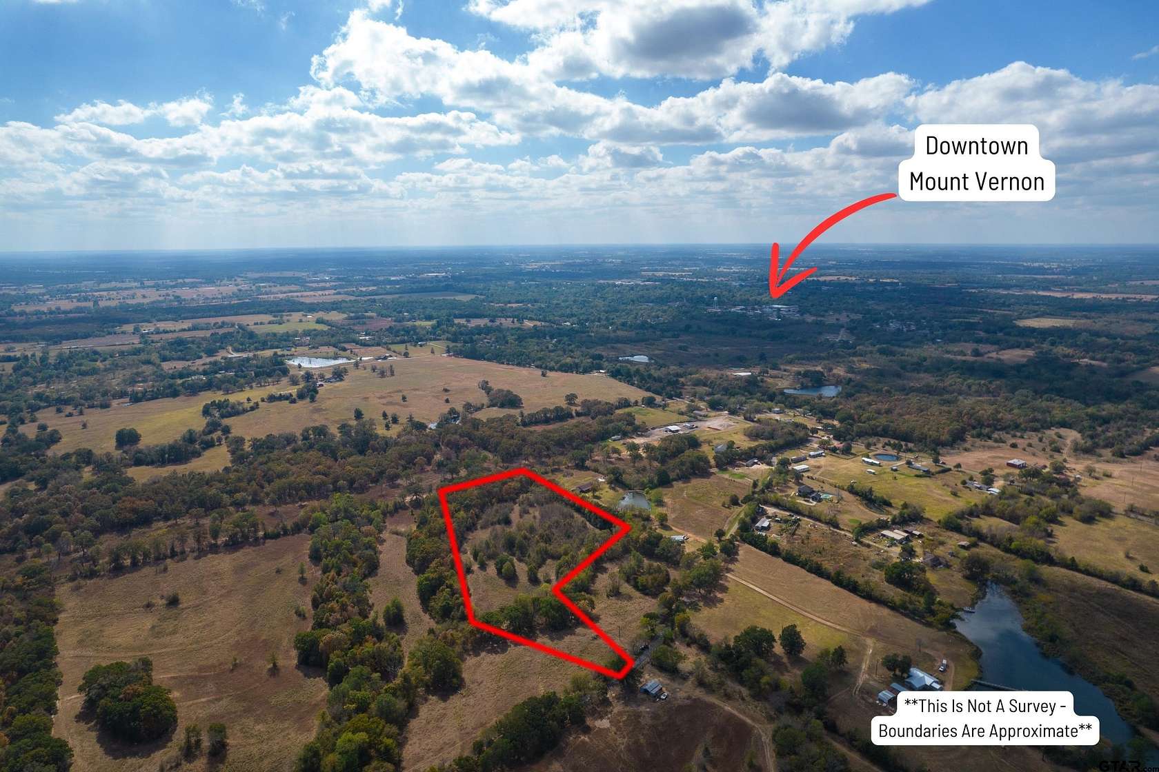 8 Acres of Residential Land for Sale in Mount Vernon, Texas