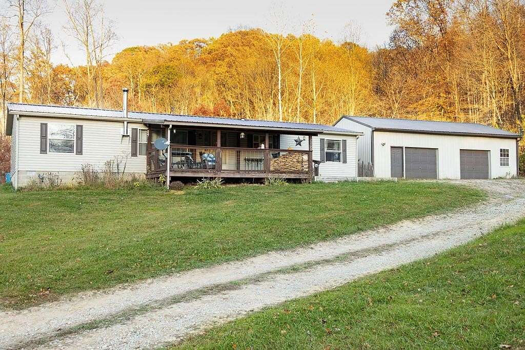 10.02 Acres of Land with Home for Sale in Laurelville, Ohio