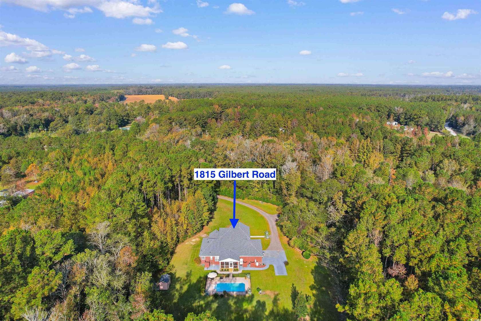 11.2 Acres of Recreational Land with Home for Sale in Conway, South Carolina