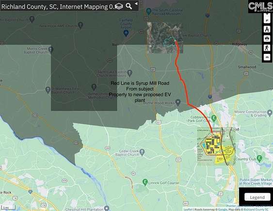 392.49 Acres of Land for Sale in Winnsboro, South Carolina