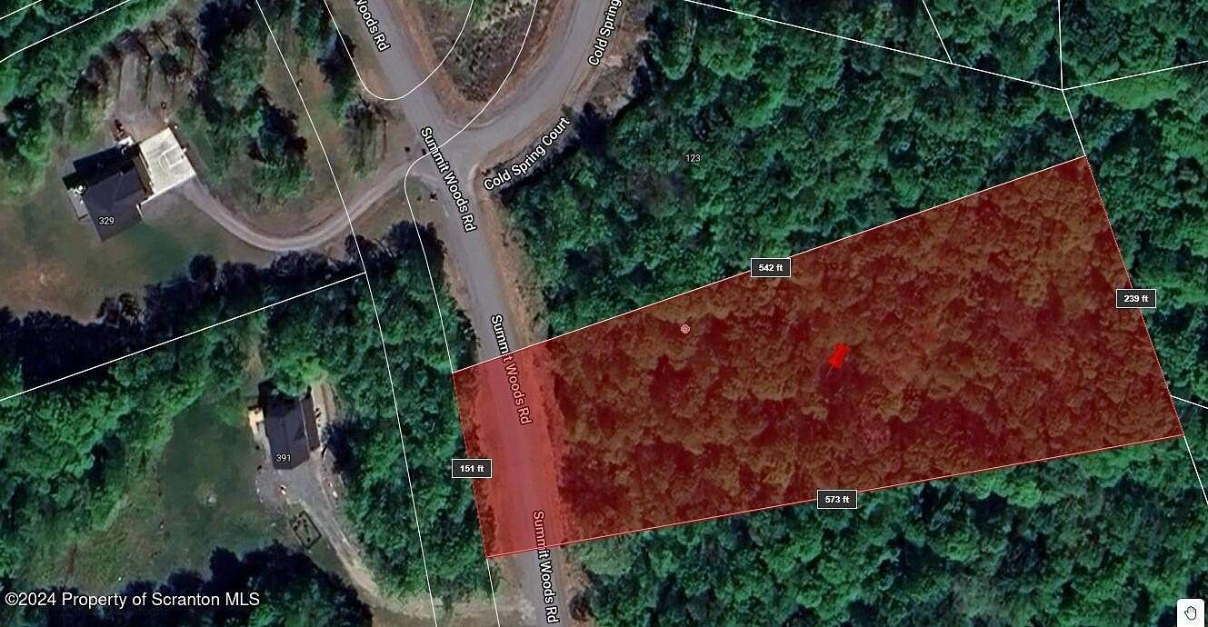 2.54 Acres of Residential Land for Sale in Roaring Brook Township, Pennsylvania