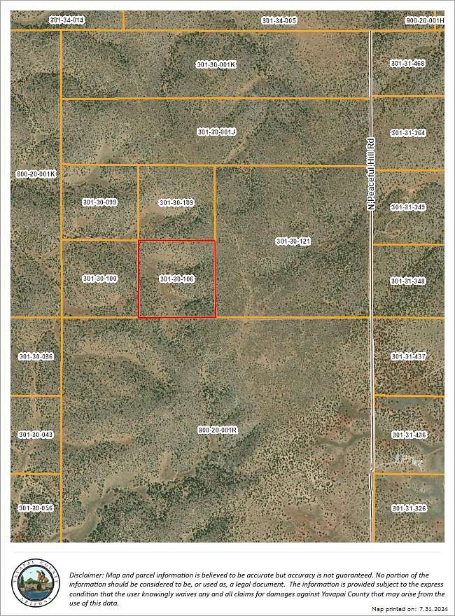 40 Acres of Recreational Land & Farm for Sale in Seligman, Arizona