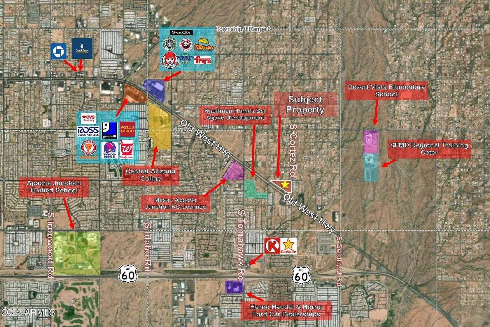 10.2 Acres of Mixed-Use Land for Sale in Apache Junction, Arizona