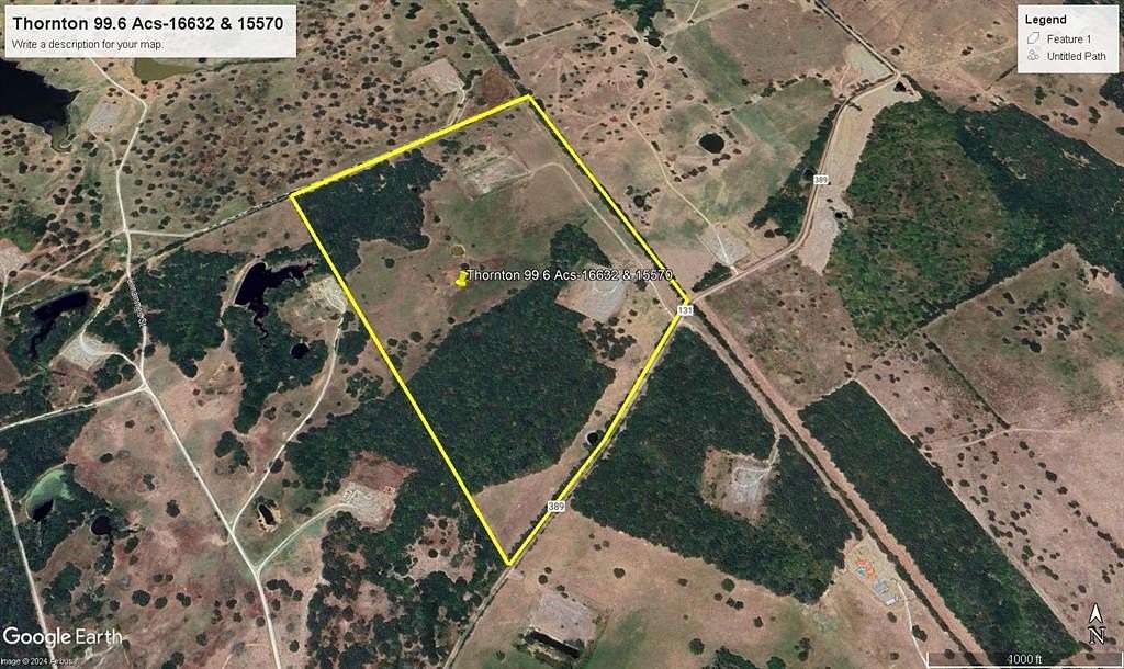 99.6 Acres of Land for Sale in Fairfield, Texas