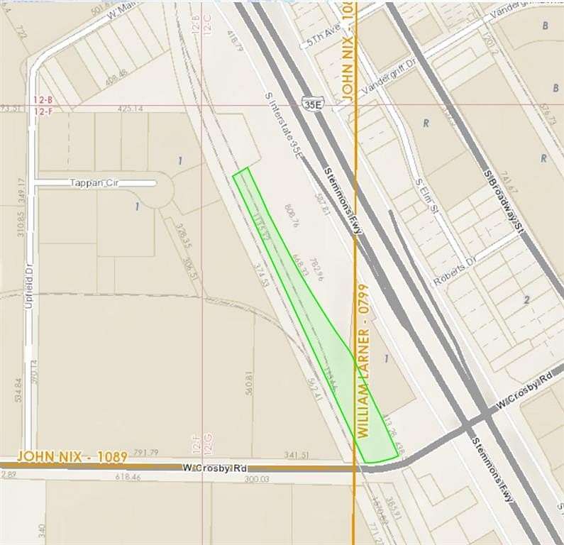 2.638 Acres of Commercial Land for Sale in Carrollton, Texas