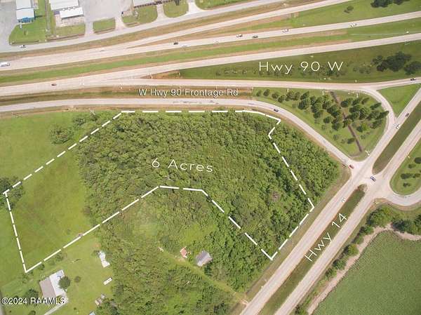 6 Acres of Commercial Land for Sale in New Iberia, Louisiana