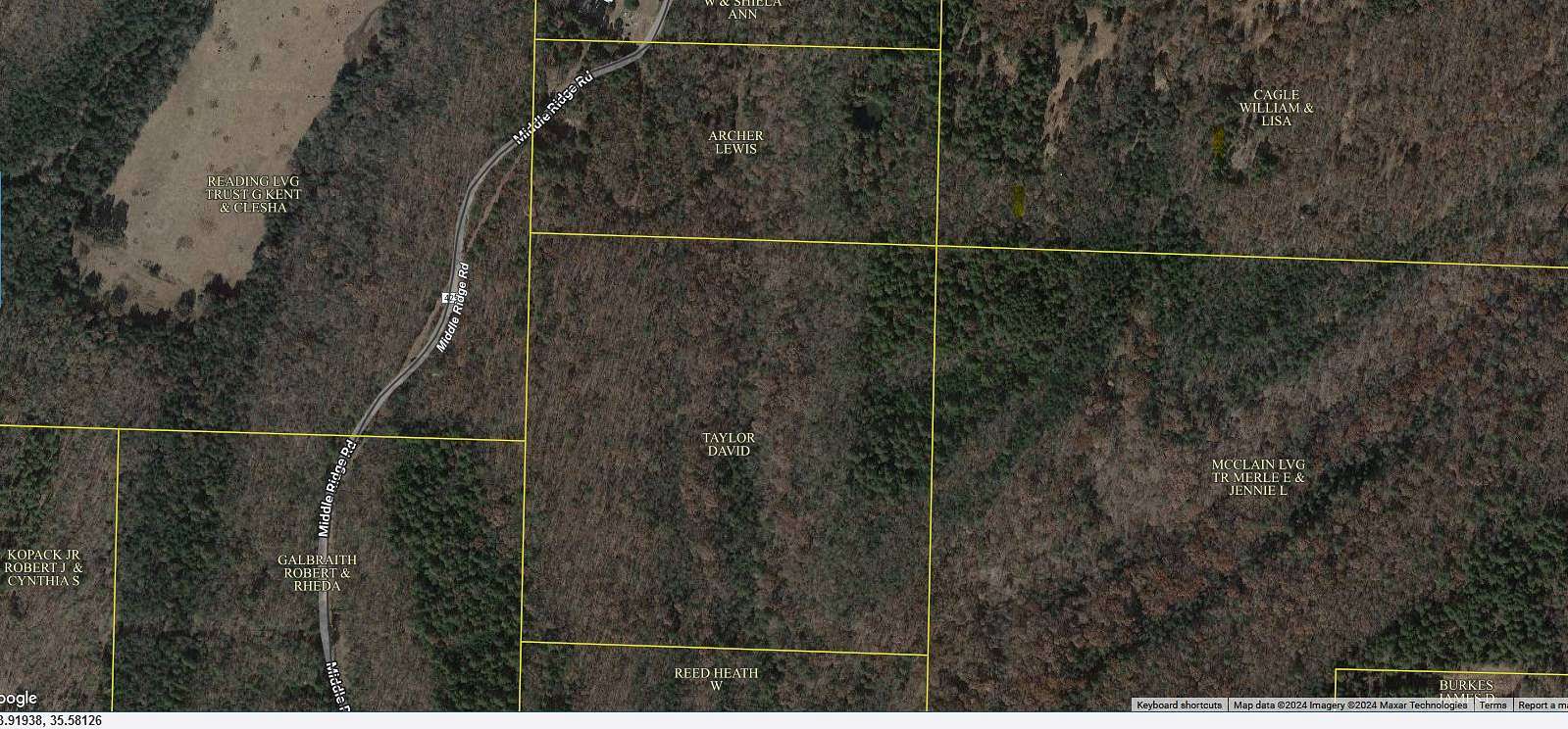 40 Acres of Agricultural Land for Sale in Ozark, Arkansas