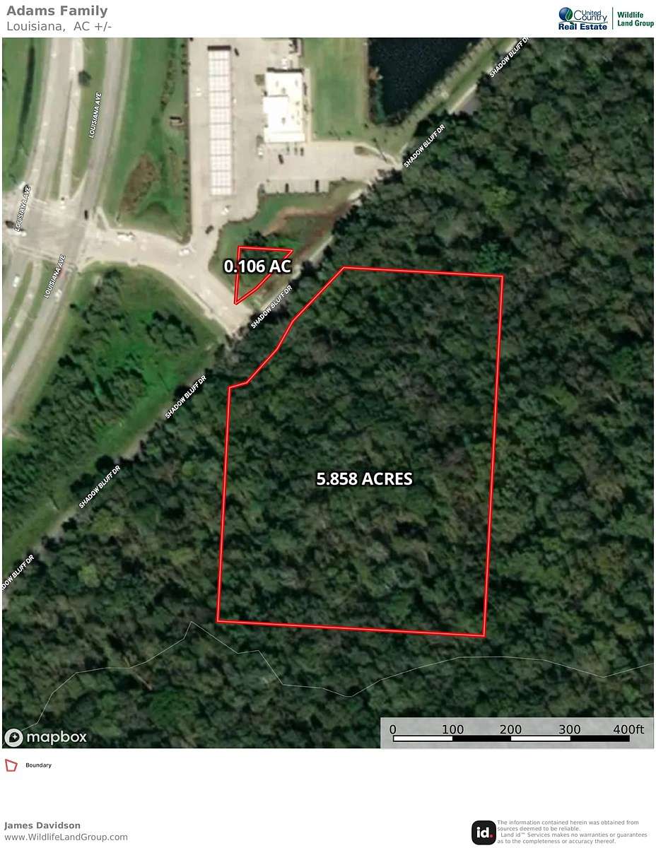 5.858 Acres of Residential Land for Sale in Lafayette, Louisiana