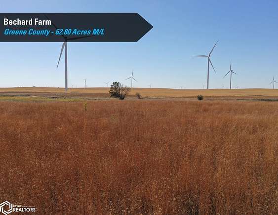 62.8 Acres of Recreational Land & Farm for Sale in Paton, Iowa