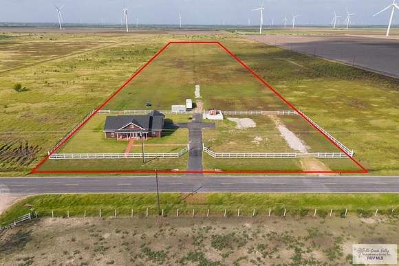 11.82 Acres of Land with Home for Sale in Rio Hondo, Texas