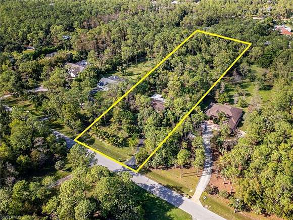 2.5 Acres of Residential Land with Home for Sale in Naples, Florida