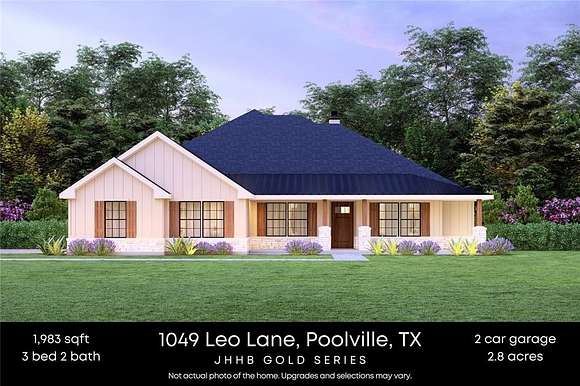 2.81 Acres of Residential Land with Home for Sale in Poolville, Texas