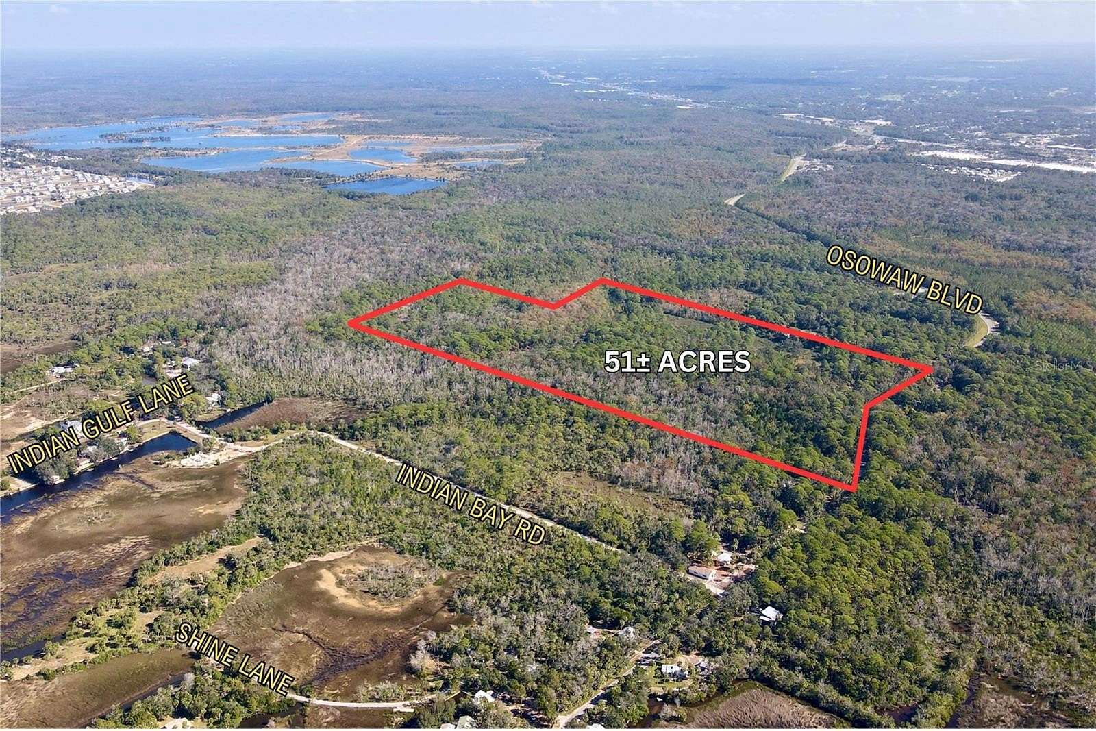 51.1 Acres of Land for Sale in Spring Hill, Florida