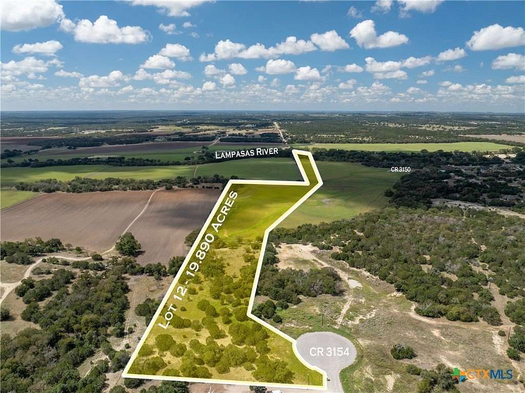 19.9 Acres of Land for Sale in Kempner, Texas