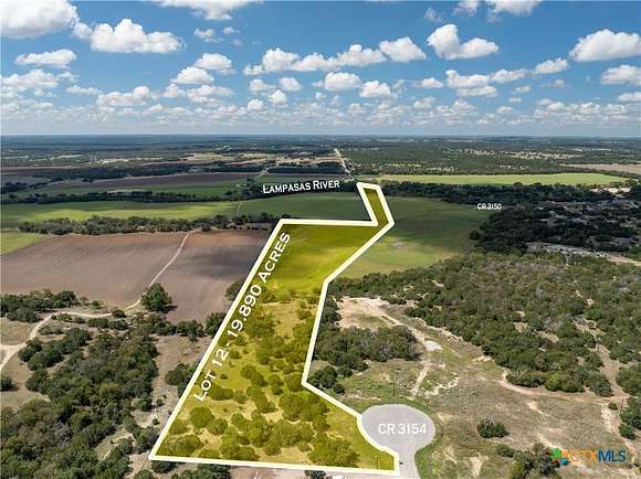 19.89 Acres of Land for Sale in Kempner, Texas