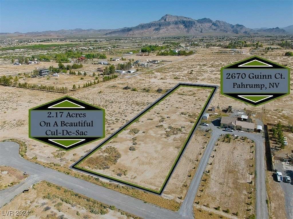 2.17 Acres of Residential Land for Sale in Pahrump, Nevada