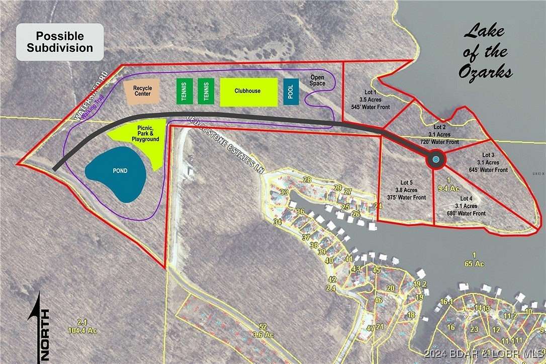 36 Acres of Mixed-Use Land for Sale in Sunrise Beach, Missouri