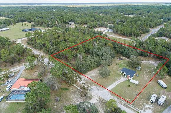 2.38 Acres of Residential Land with Home for Sale in Dunnellon, Florida