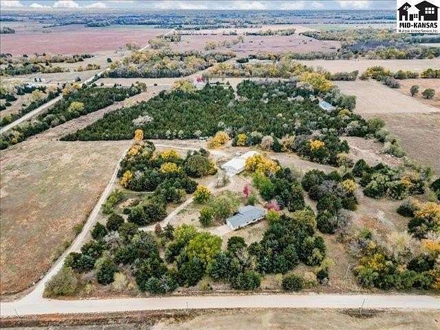 18.7 Acres of Land with Home for Sale in Inman, Kansas