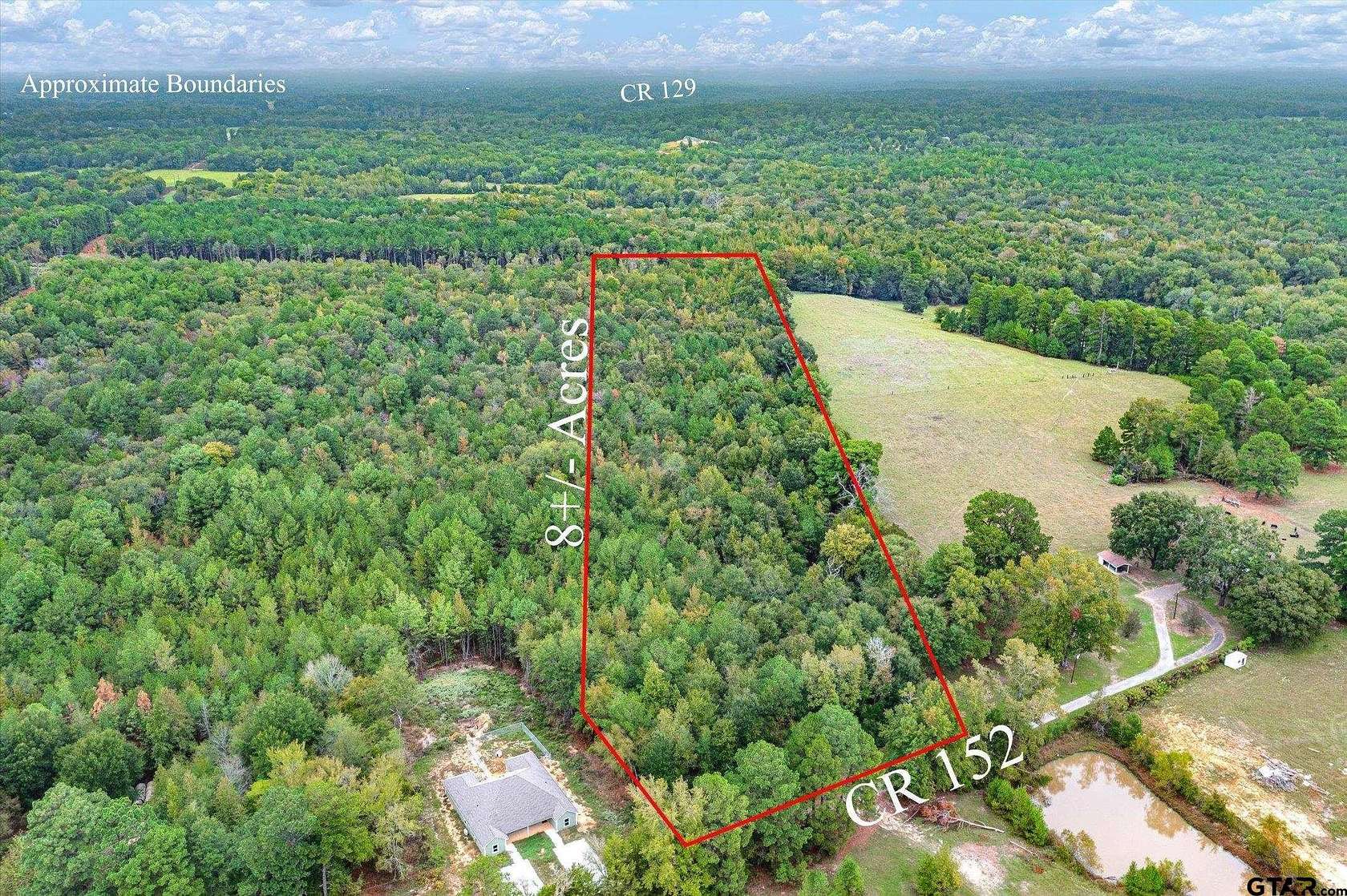 8.138 Acres of Residential Land for Sale in Tyler, Texas